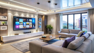 Escolher uma TV desproporcional pode deixar o ambiente com aspecto vazio ou excessivamente sobrecarregado
