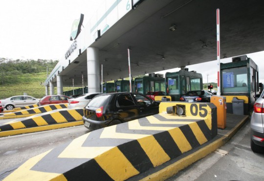 Pedágio em rodovia paulista