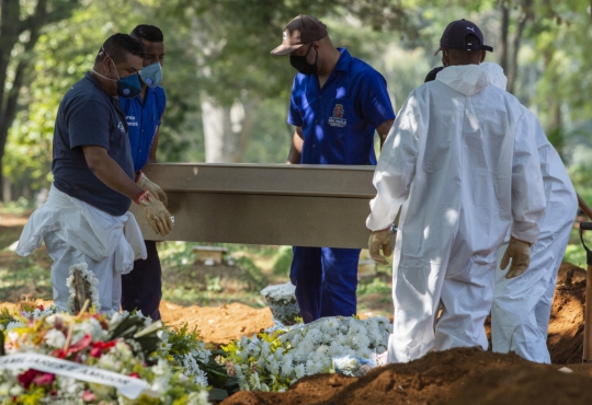 Cemitério da Vila Formosa, na zona leste da Capital
