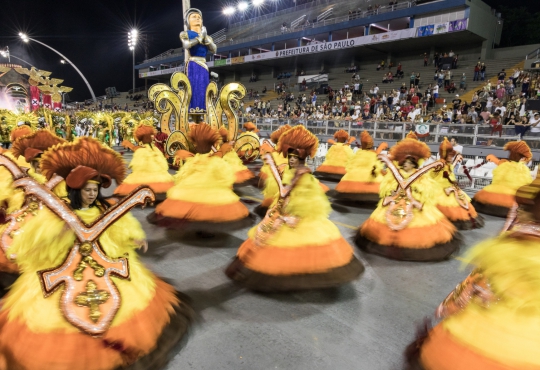 Em 2021, O carnaval foi adiado em São Paulo devido à pandemia de Covid-19
