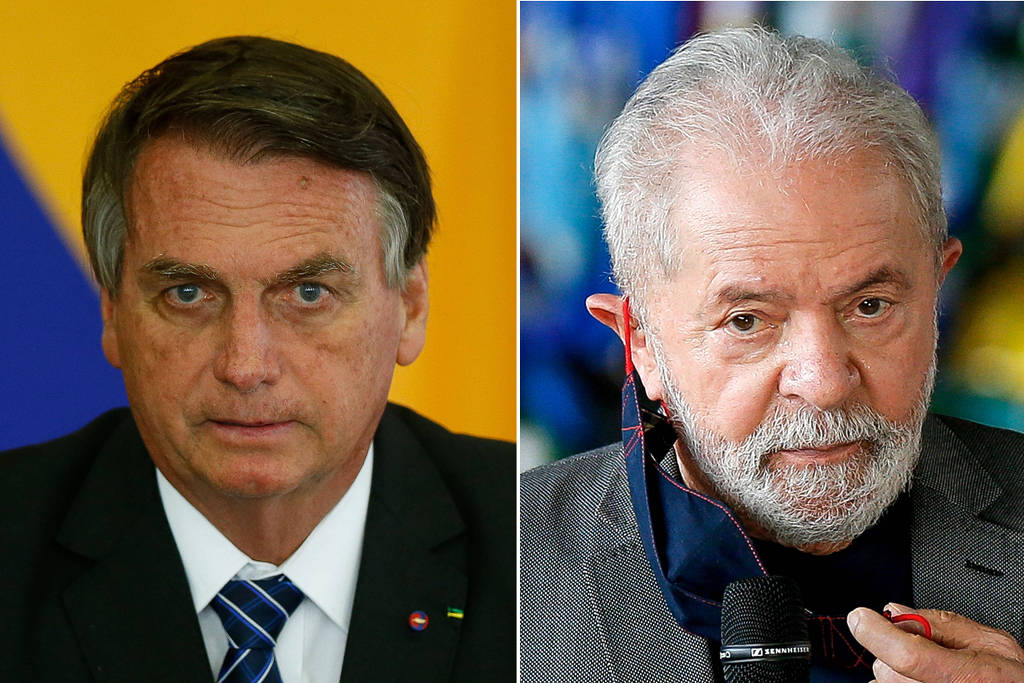 Lula lidera as pesquisas para as eleições a presidente em 2022, com Bolsonaro em segundo