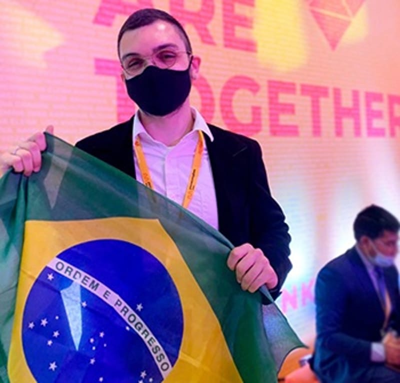 Ergon Cugler, de Praia Grande, foi um dos finalistas do Prêmio Internacional de Participação Civil