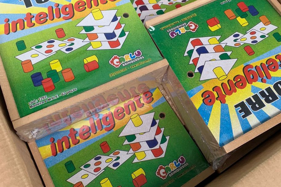 Voltado para o público da educação infantil e primeiros anos do ensino fundamental, os artigos pedagógicos são voltados à educação física, arte e alfabetização - São Vicente