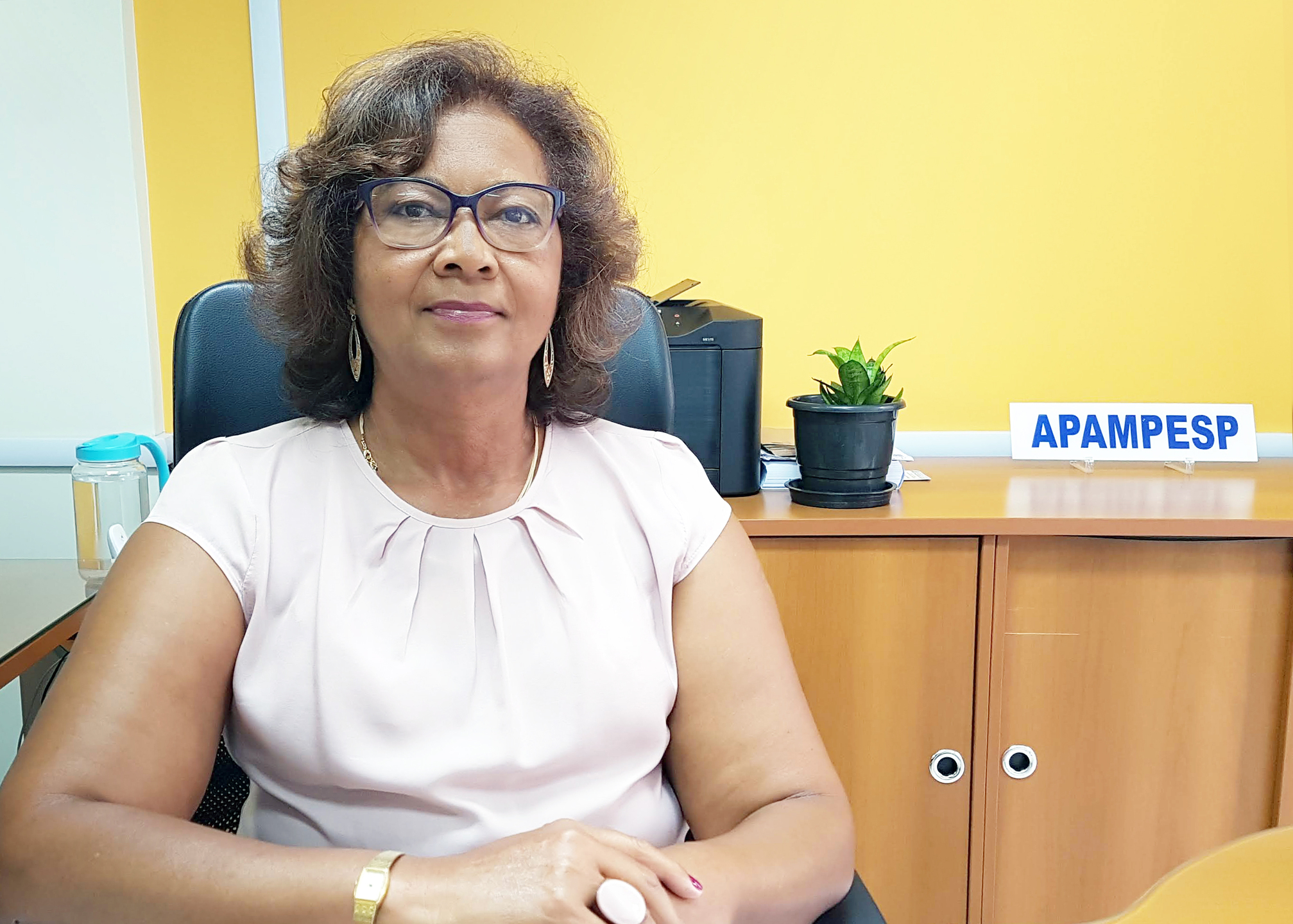 Walneide Romano, pedagoga, professora de História e Geografia e presidente da Apampesp