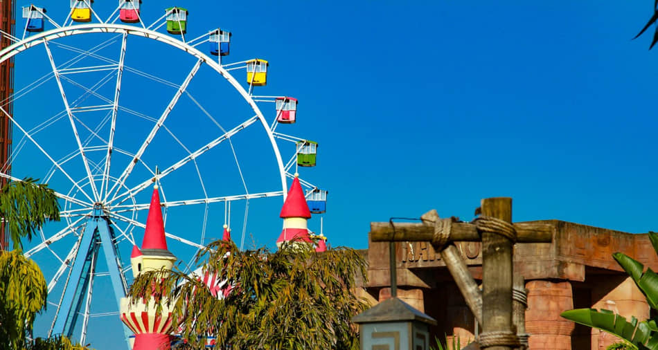 Motociata do presidente fez parque de diversões mudar a entrada do público