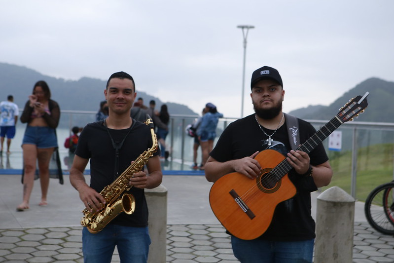 Instrumentistas da Orquestra Municipal de Guarujá