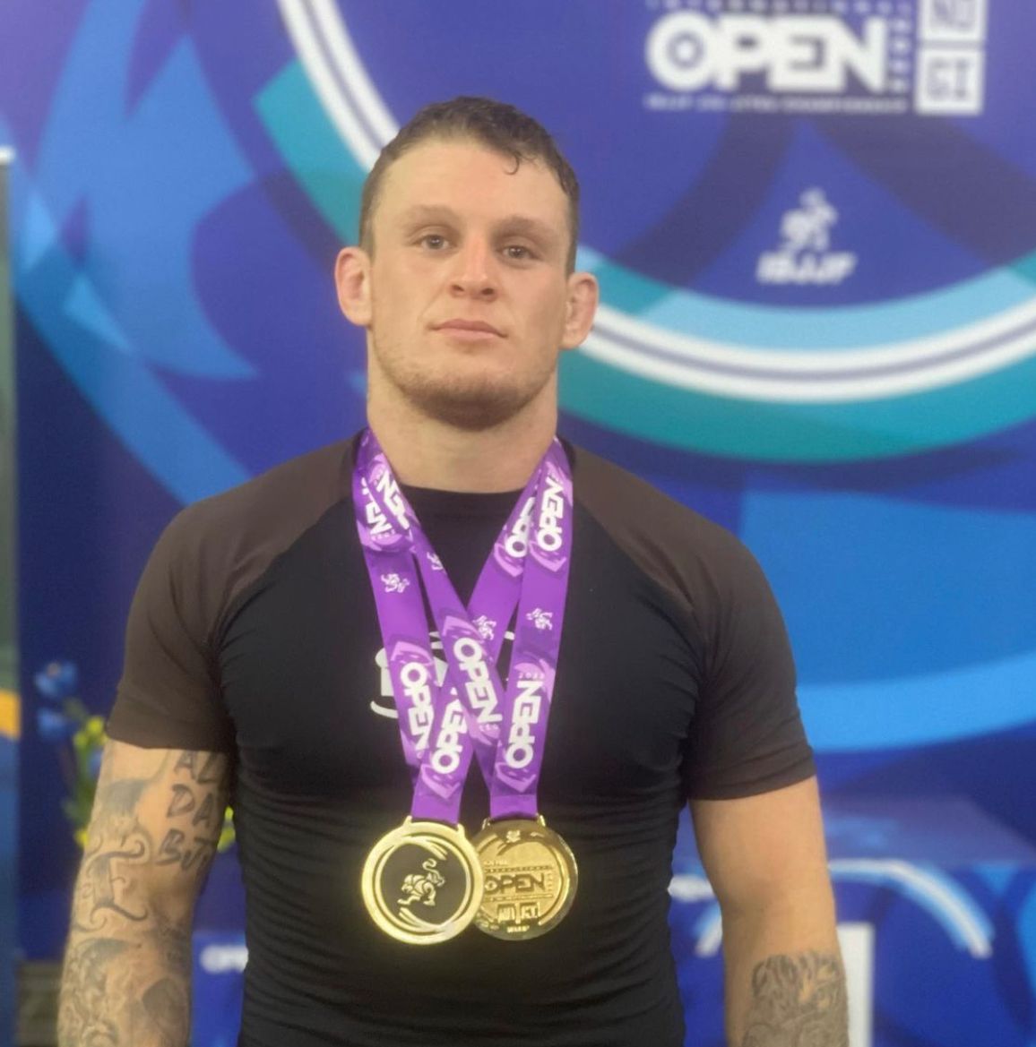 Lutador de Santos conquista duas medalhas em Open de Jiu-Jitsu no Rio de Janeiro