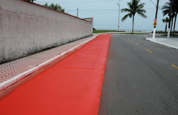 Ciclovias de Solemar ganham nova sinalização viária