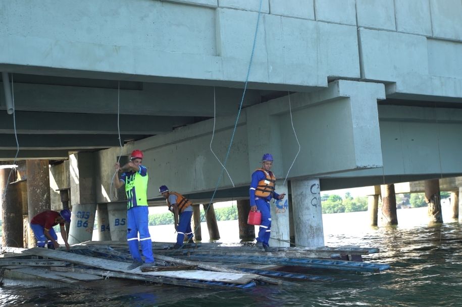 SV: obra na Ponte dos Barreiros entra na reta final com 77% dos serviços concluídos em abril
