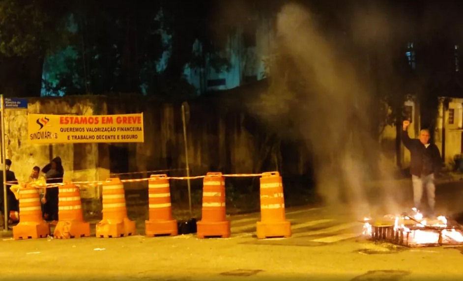 Funcionários da CET Santos entram em greve por falta de ajuste salarial