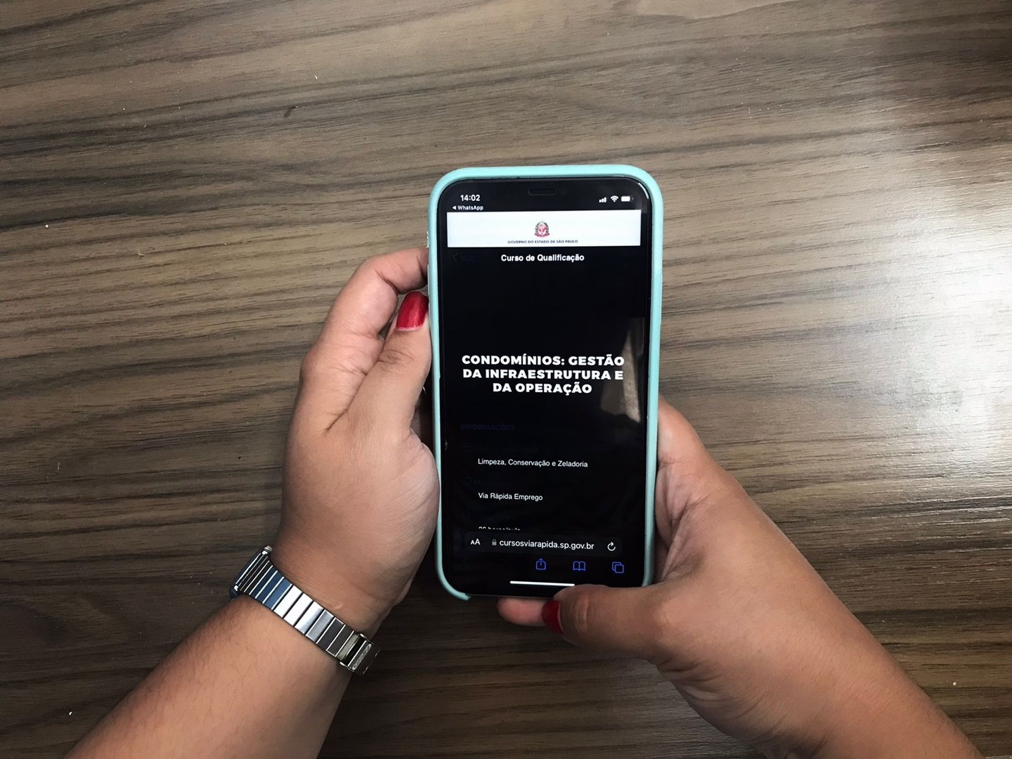 A qualificação profissional será realizada por meio de parceria