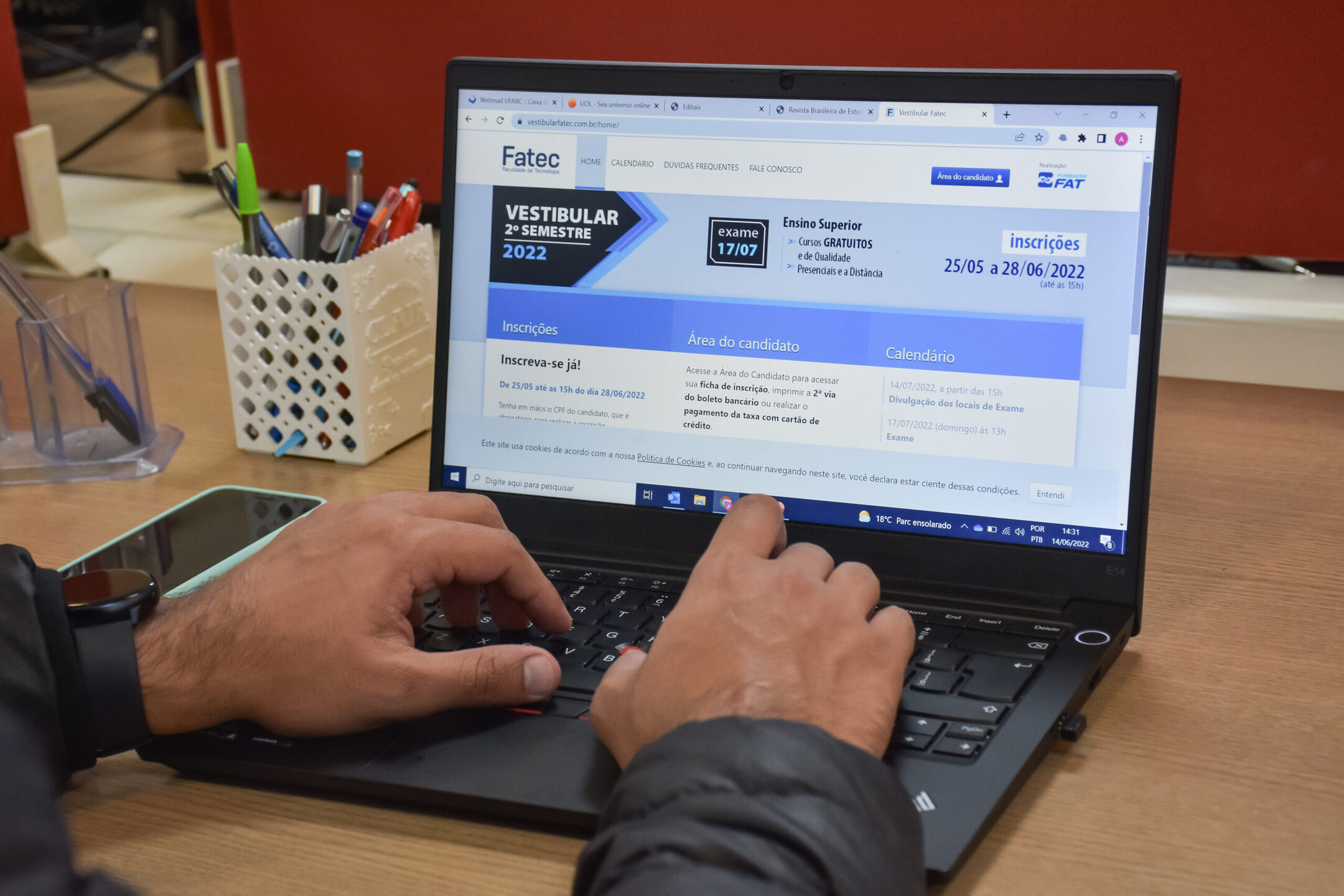 O Vestibular das Fatecs oferta 17.615 vagas distribuídas entre 75 faculdades