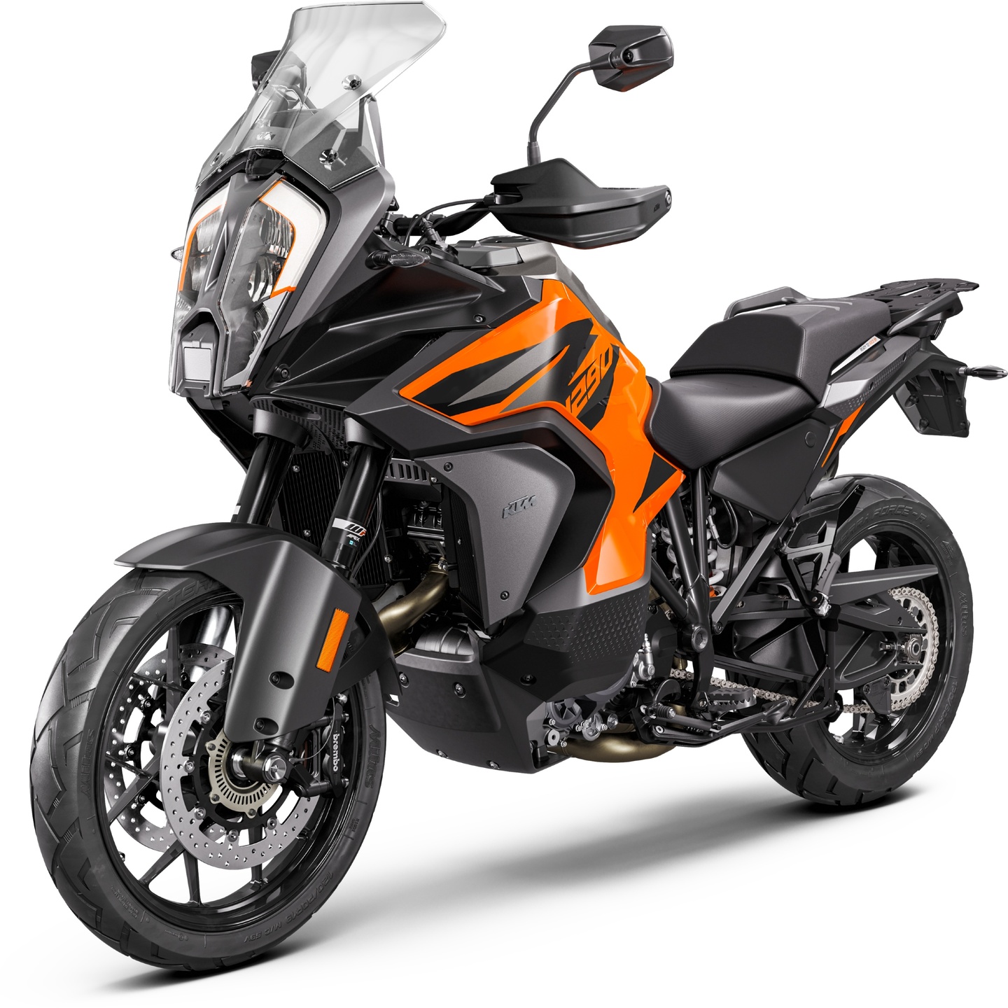 O motor da KTM 1290 SuperADV S tem potência de 162 cavalos a 9 mil giros e torque de 14 kgfm a 6.500 giros