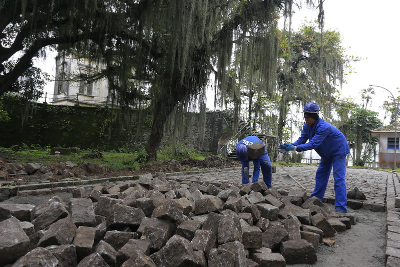 Em Guarujá, começam as obras no Forte do Itapema e entorno