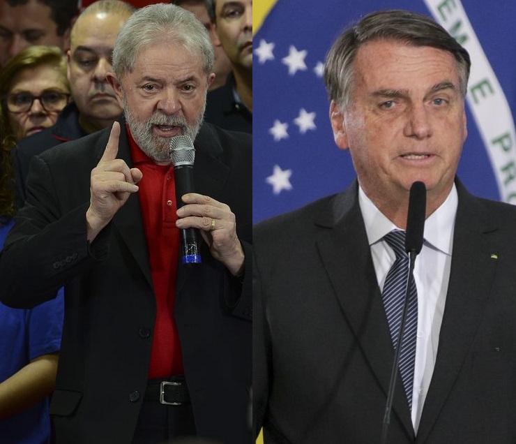 Lula tem 45% contra 33% de Bolsonaro no primeiro turno, aponta pesquisa