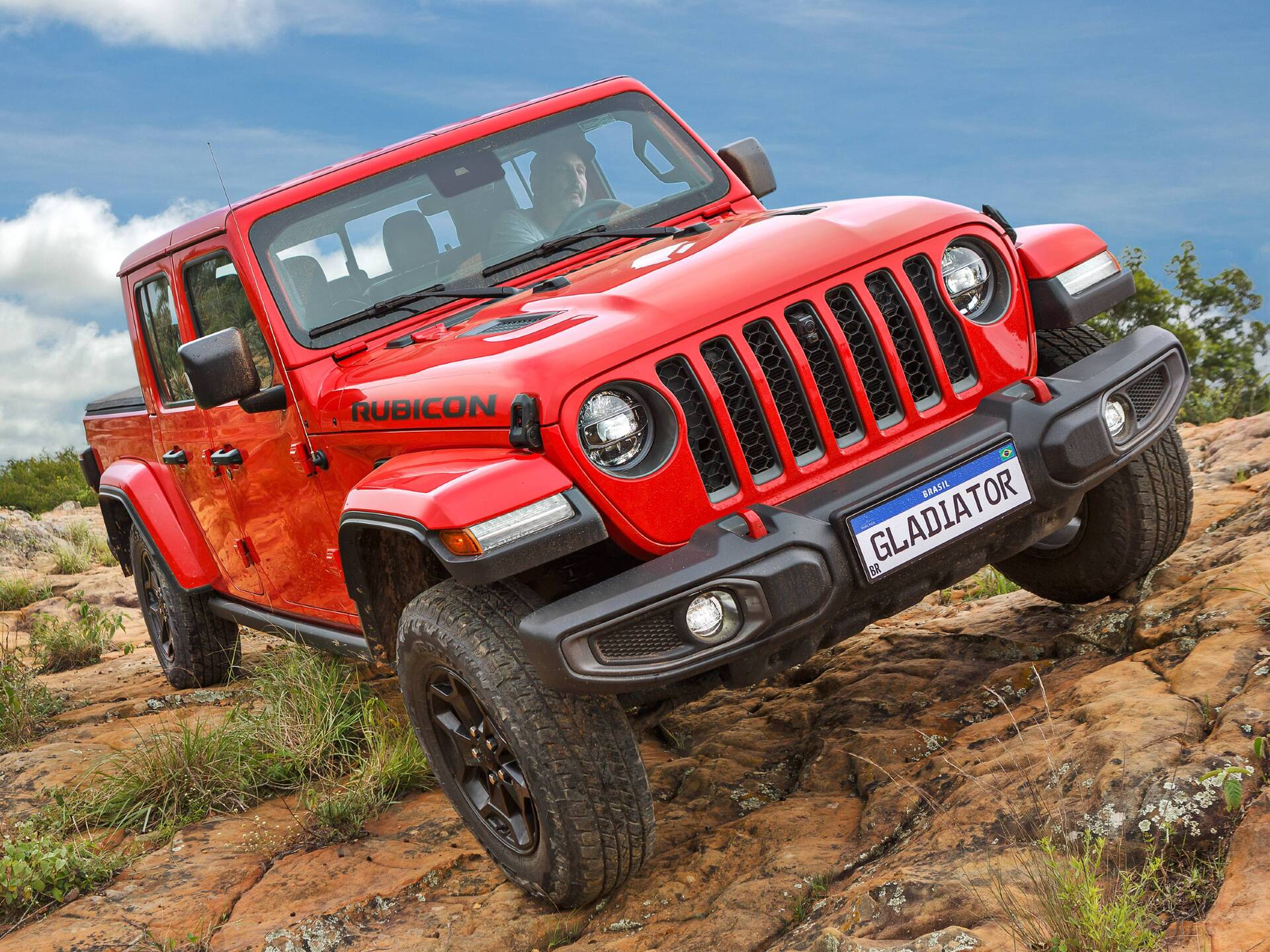 Ao lado do Wrangler, a picape Gladiator é o veículo com a maior capacidade off-road da Jeep