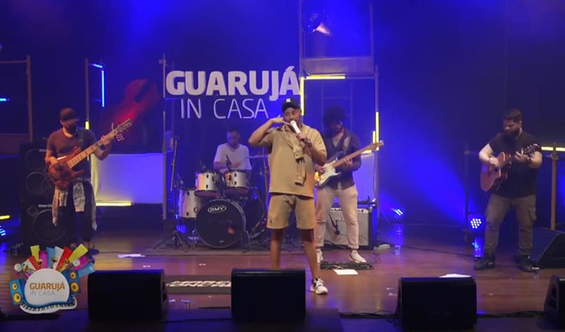 A 1ª edição do Guarujá In Casa ocorreu em junho de 2021