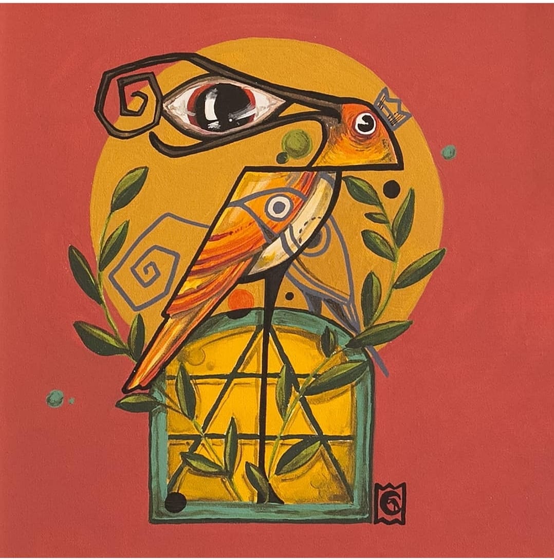 Uma das obras do artista Adiano Dicart, que estará exposta no Brisamar Shopping