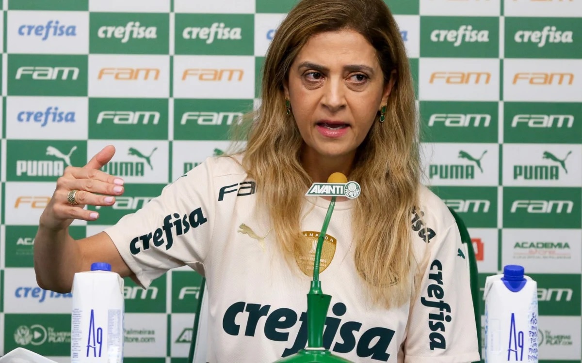 Leila Pereira é presidente do Palmeiras
