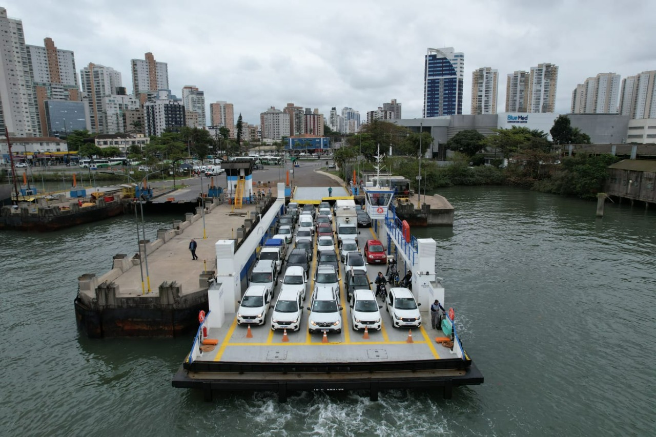 O investimento no conjunto de três gavetas do Guarujá foi de R$ 10,7 milhões e de R$ 10,8 milhões nos acessos de Santos