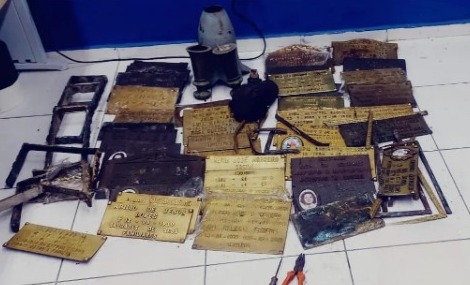 A ação dos criminosos foi interrompida por agentes de segurança