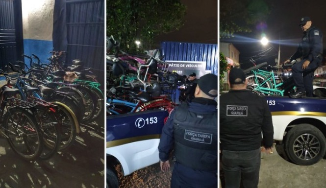 A partir da chegada das viaturas, a aglomeração foi dispersada