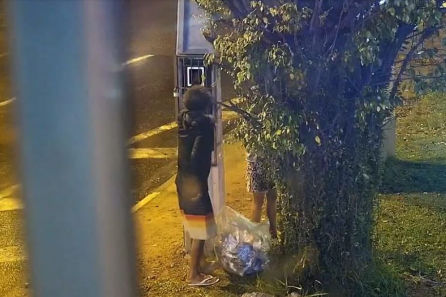 Cruzamento entre Rua Frei Gaspar e a Linha Amarela, no Bitaru