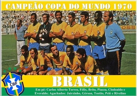 Brasil venceu todos os jogos das eliminatórias e da Copa de 1970, sendo considerada a melhor de todos os tempos
