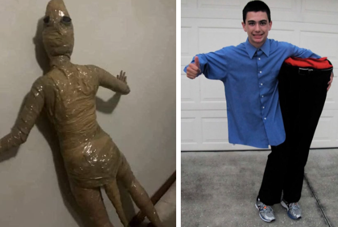 Algumas fantasias criam até ilusão de ótica