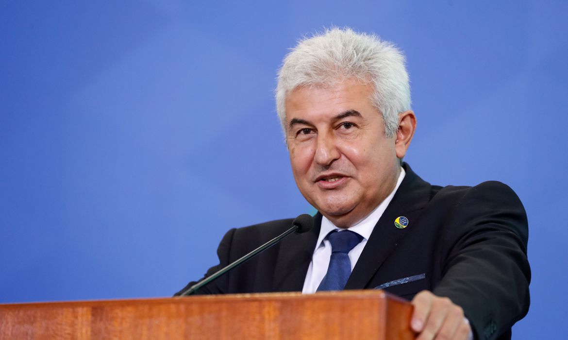 O candidato ao Senado Marcos Pontes