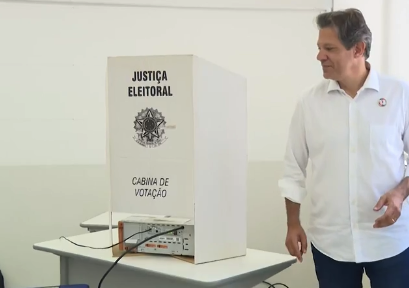 Haddad vota na capital paulista neste domingo