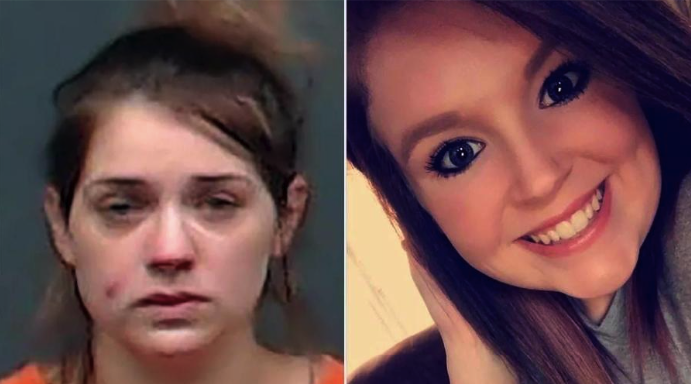 Taylor Parker (à esquerda) matou Reagan Simmons-Hancock