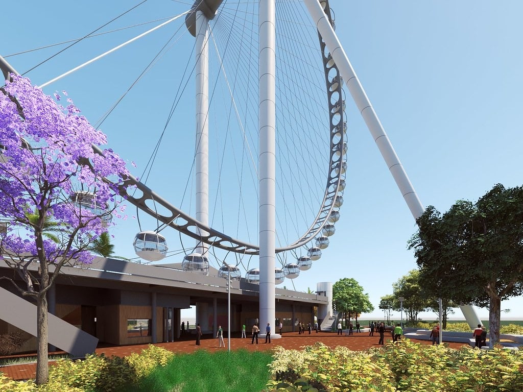 Esta é, segundo organizadores, a maior roda-gigante de observação da América Latina