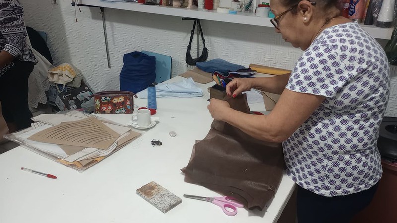 Preparação para o ensaio fotográfico