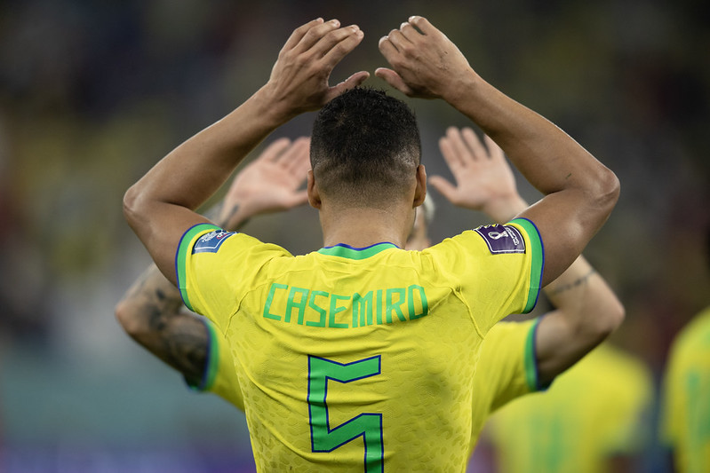 Casemiro marcou o gol da sofrida vitória brasileira