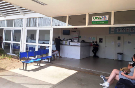 Unidade de Pronto Atendimento (UPA) Carlos Lourenço que voltou a funcionar como hospital de campanha em Campinas