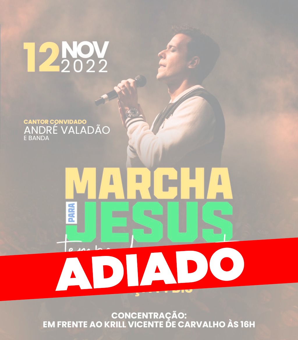 Uma nova data será estabelecida para a celebração