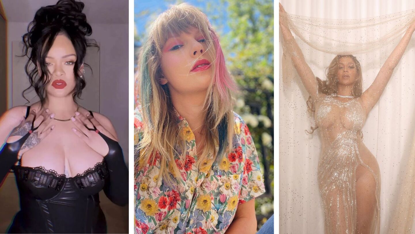 Rihanna, Taylor Swift e Beyoncé