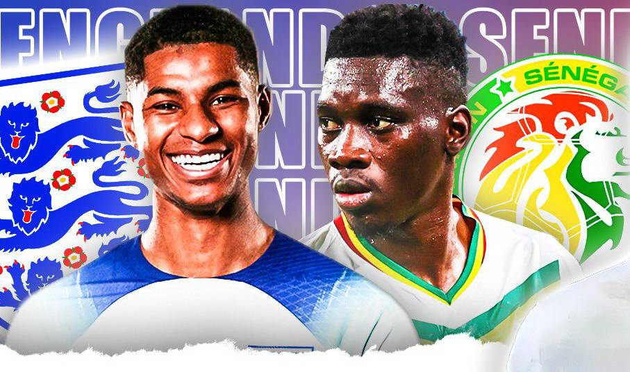 Inglaterra e Senegal duelam a partir das 16h (de Brasília) deste domingo