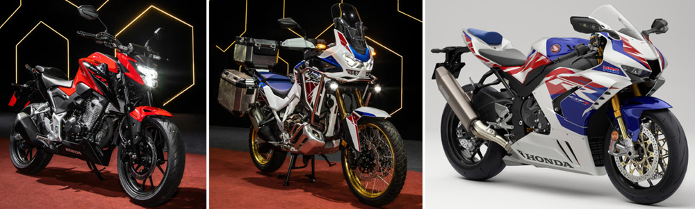 Honda apresenta as novidades da linha 2023 de três modelos de motocicletas