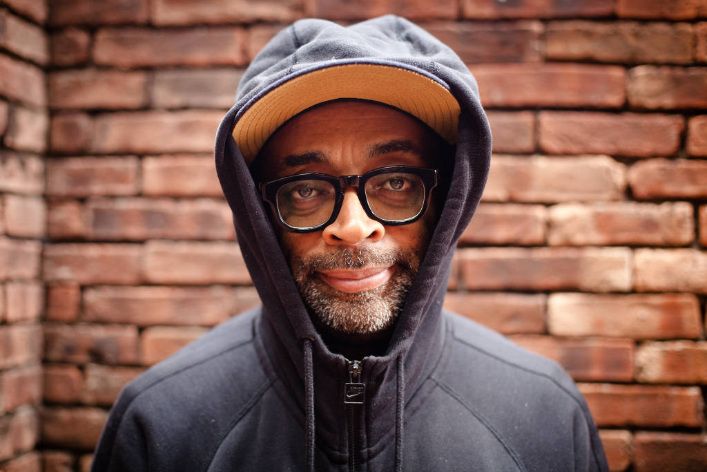O cineasta Spike Lee no Hotel Fasano no Rio de Janeiro