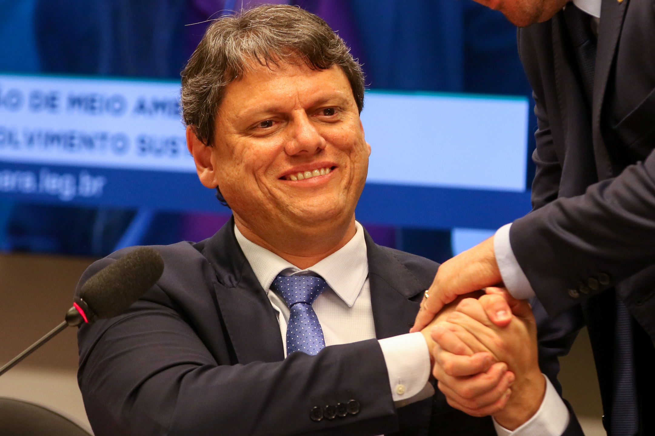 O governador eleito de São Paulo Tarcísio de Freitas (Republicanos)