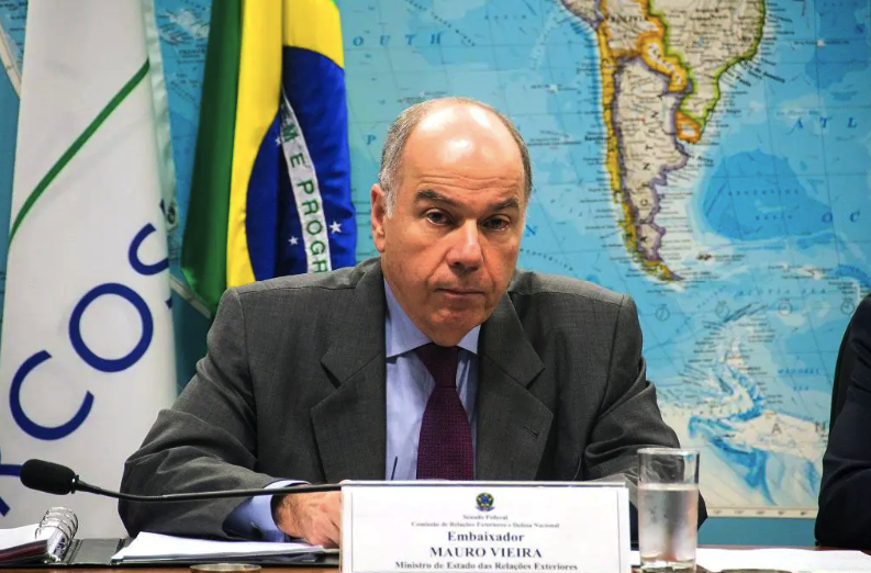 Diplomata de carreira, Mauro Vieira já chefiou o Ministério das Relações Exteriores no governo de Dilma Rousseff (PT)