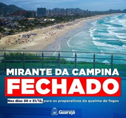 O show pirotécnico acontece em diversos pontos do município