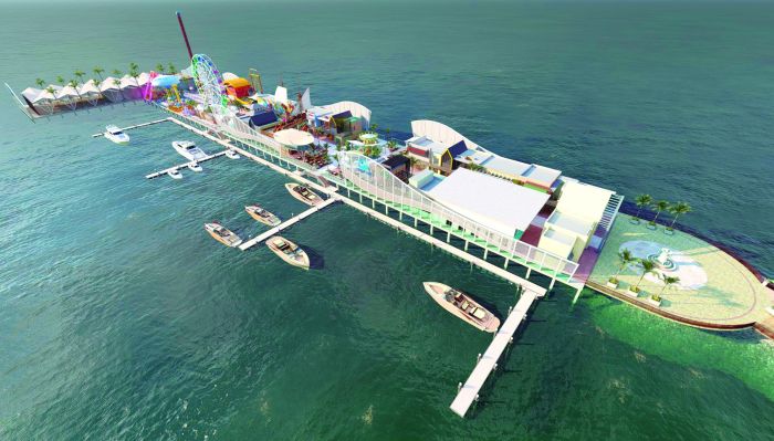 O novo parque construído sob o mar deve ter as obras iniciadas ainda neste semestre