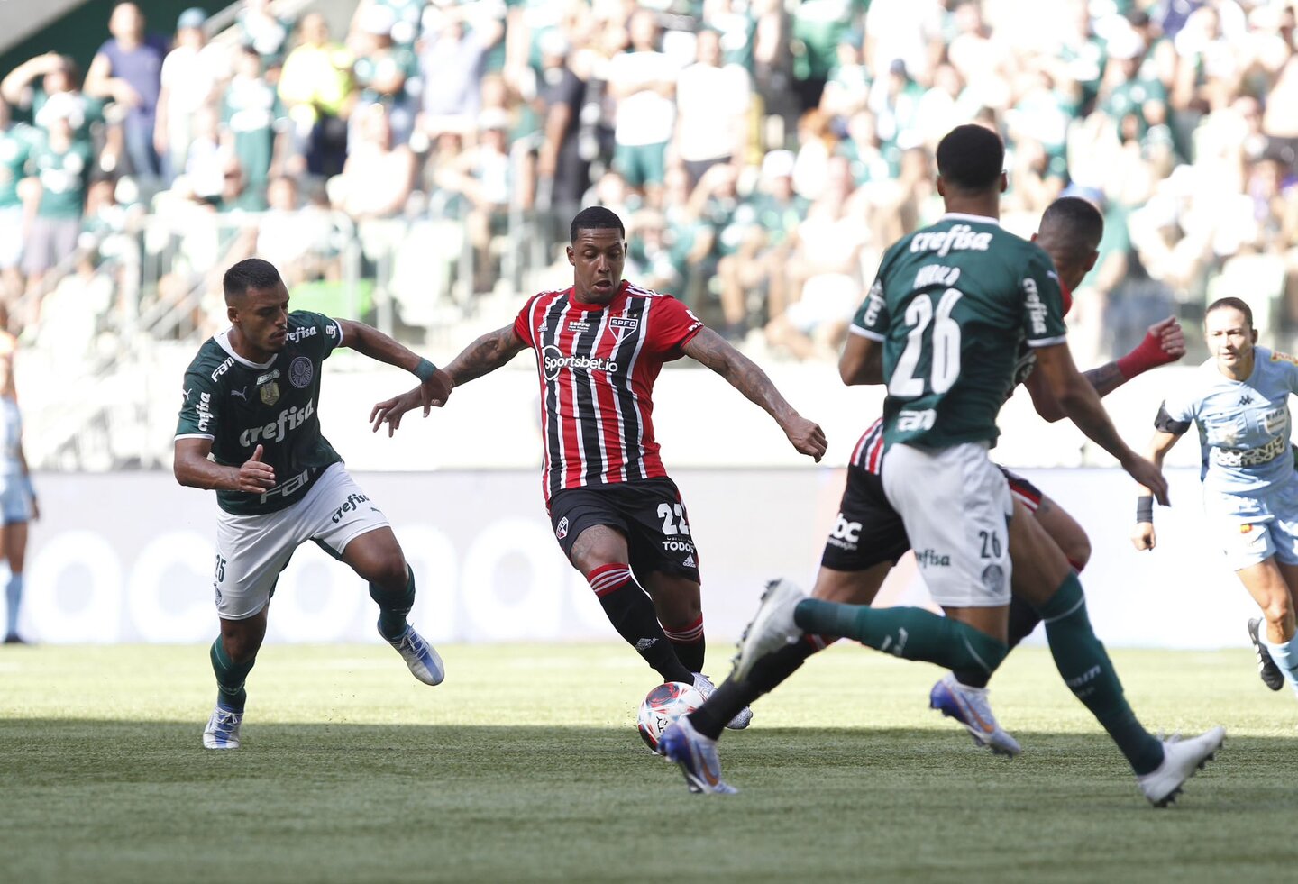 Palmeiras e São Paulo empataram em 0 a 0, no Allianz Parque, pela terceira rodada do Campeonato Paulista
