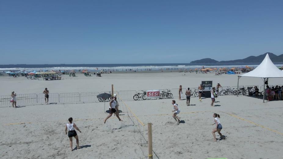 Foram realizadas cerca de mil partidas na Arena Verão Esportes de Praia Santos 2023