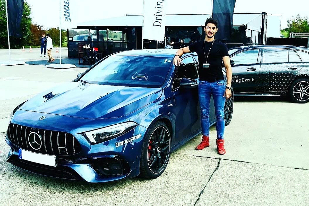 Na pista de teste da Mercedes-Benz: o momento em que Felipe se sentiu mais realizado