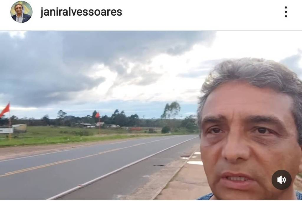 Professor Janir Alves Soares, reitor da UFVJ (Universidade Federal dos Vales do Jequitinhonha e Mucuri), em mensagem a apoio a atos antidemocráticos