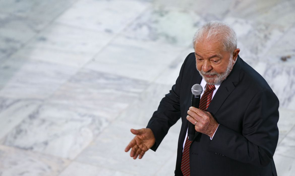 O presidente Luiz Inácio Lula da Silva